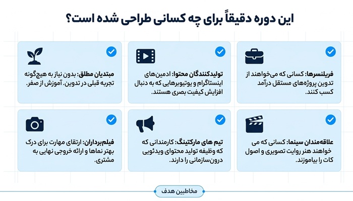 مخاطب هدف دوره پریمیر