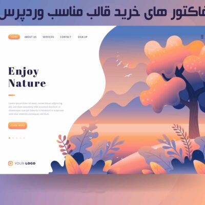 فاکتور های خرید قالب مناسب وردپرس